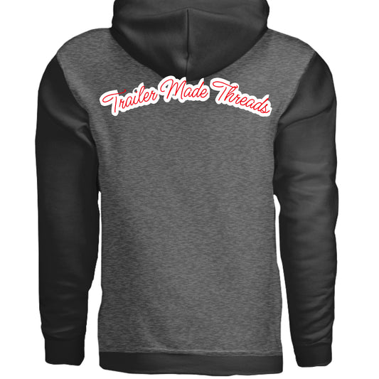 Charcoal Heather/ Black - BACK