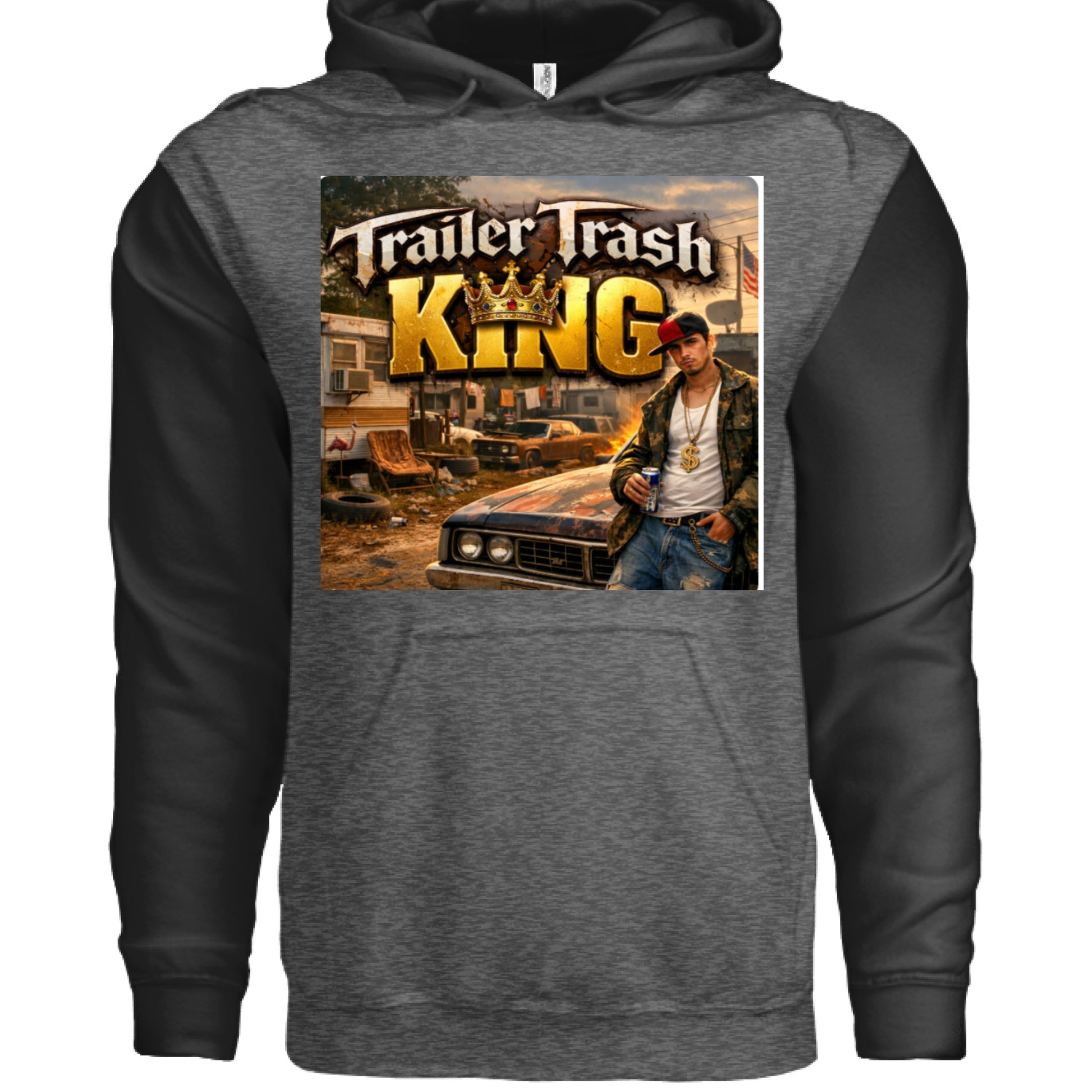 Charcoal Heather/ Black - FRONT